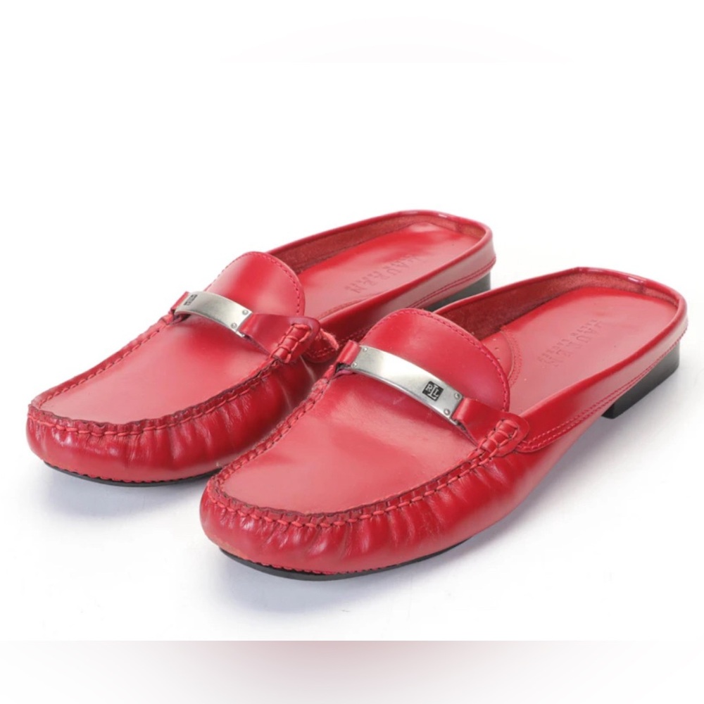 Ralph Lauren Slip-On Loafer. Red. Women’s Size 9AA.